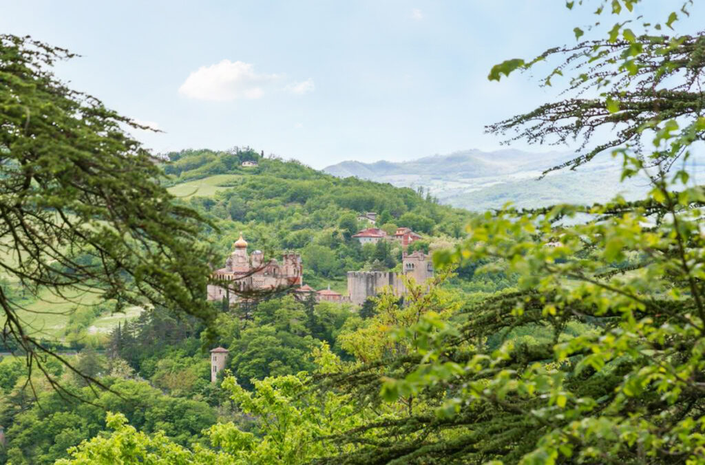 Terra cielo nel villaggio magico